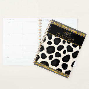 Agenda Legal preto e branco e Dourado 2023