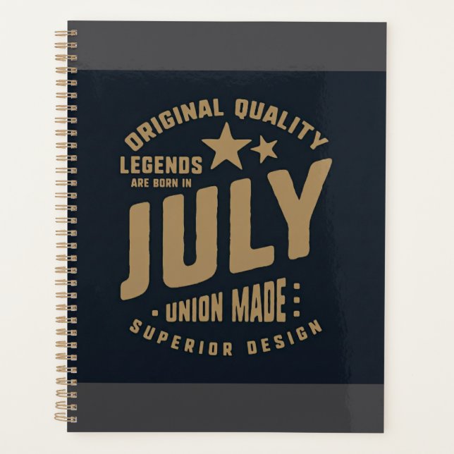 Agenda Legends Are Born in July Original Quality (Frente)