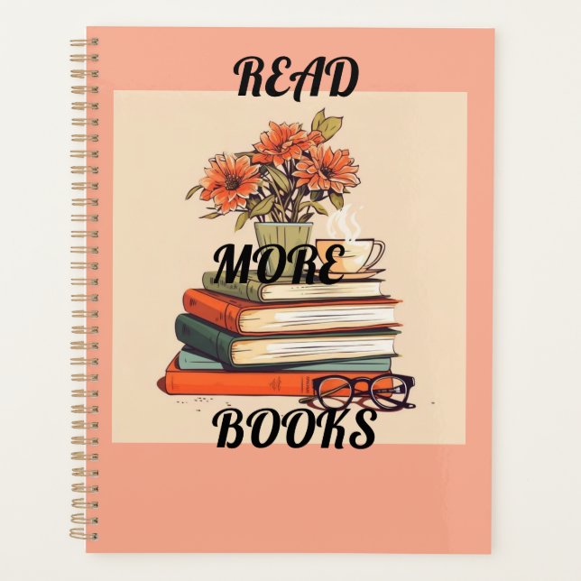 Agenda leia mais livros "notebook" (Frente)