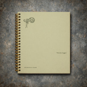 Agenda Leitor de Jardim Minimalista de Academia Botânica