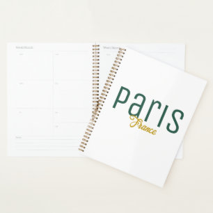 Agenda Lembrança de Paris, França