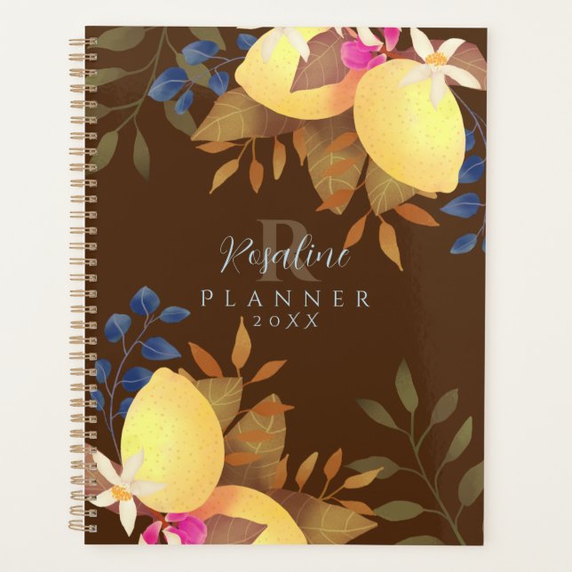 Agenda Lemon Chic Monograma Brown (Frente)