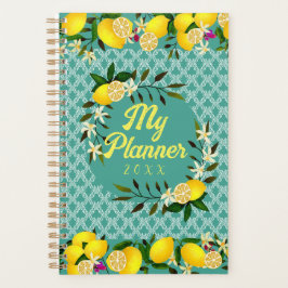 Agenda Lemon Days Motif Aqua