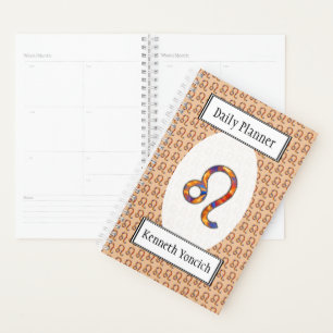 Agenda Leo Zodiac - Símbolo Elemento de Kenneth Yoncich