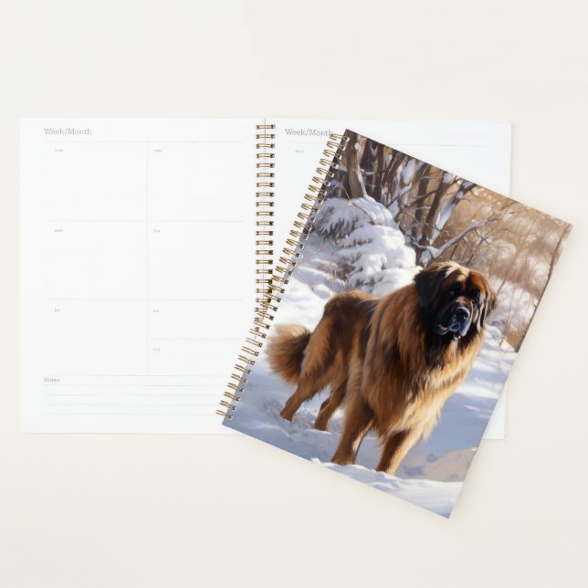Agenda Leonberger Deixa-O Neve Natal (Exibição)