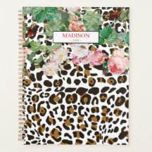 Leopard Animal Print Patterno Vintage Diary