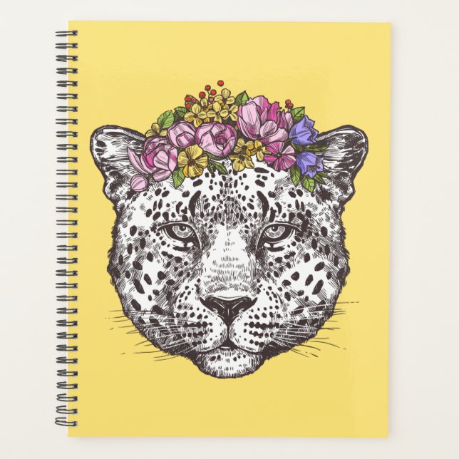 Agenda Leopard Hippie Chic (Frente)