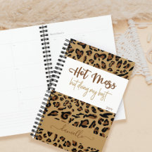 Leopard Personalizado Imprime Hot Mess Fazendo o M