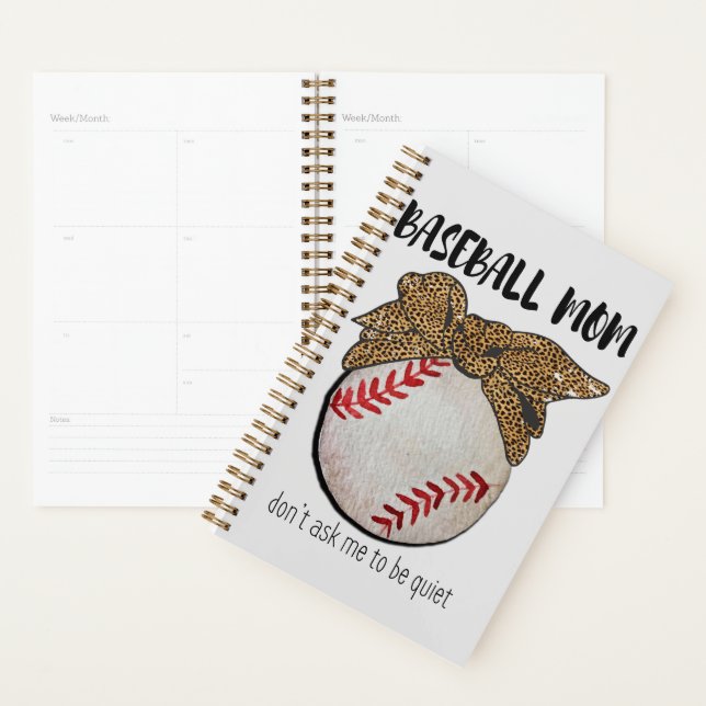 Agenda Leopardo Bandana Baseball Mãe (Exibição)