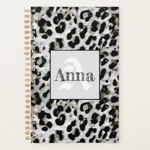 Agenda Leopardo - impressão de animais com impressão
