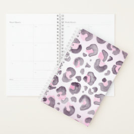 Agenda Leopardo Rosa e Castanho