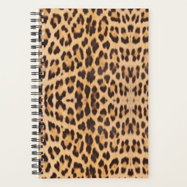 Agenda leopardo-safari selvagem feminino (Frente)