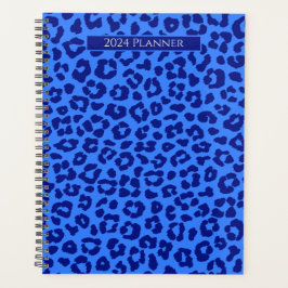 Agenda Leopardo Selvagem - Azul de Impressão
