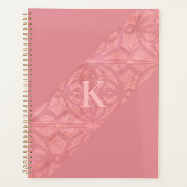 Agenda Letra Ruddy Pink Batik (Frente)