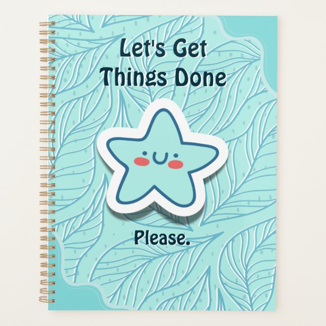 Agenda Let's Get Things Done Starfish Planner (Frente)