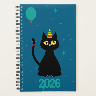 Agenda LET'S PARTY! - Tipsy Black Cat Planner