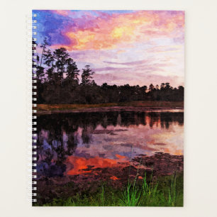 Agenda Lg Planner Sunset no Pond