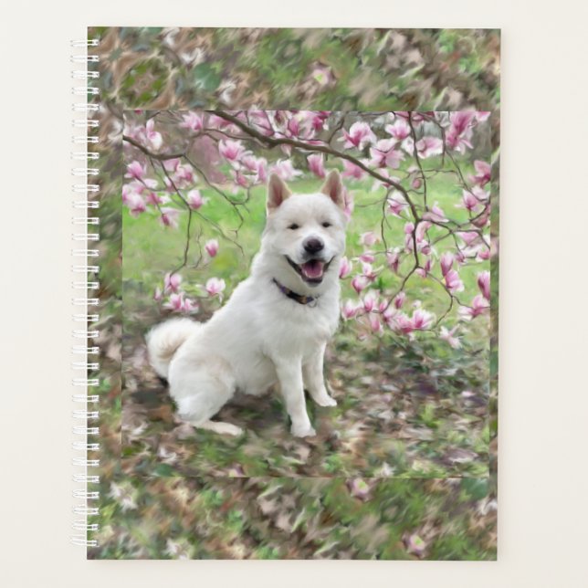 Agenda Lg Planner White Akita (Frente)
