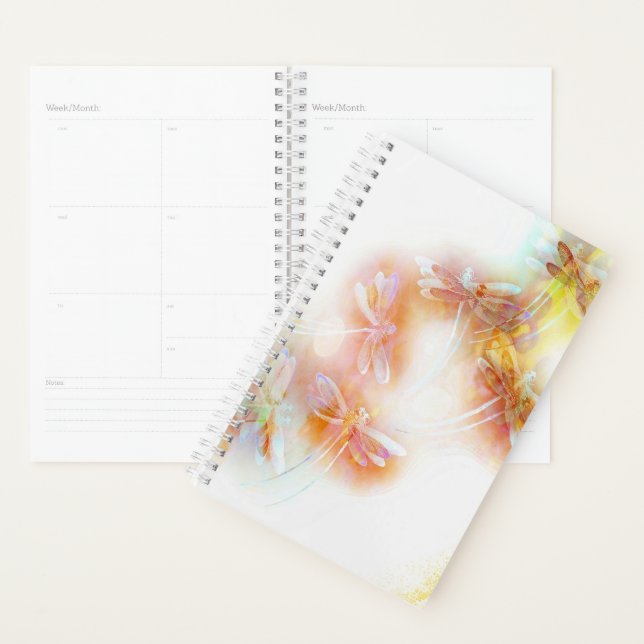 Agenda Libélulas aquarela (Exibição)