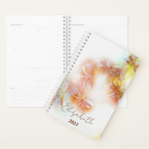 Libélulas aquarela personalizadas, ano personaliza