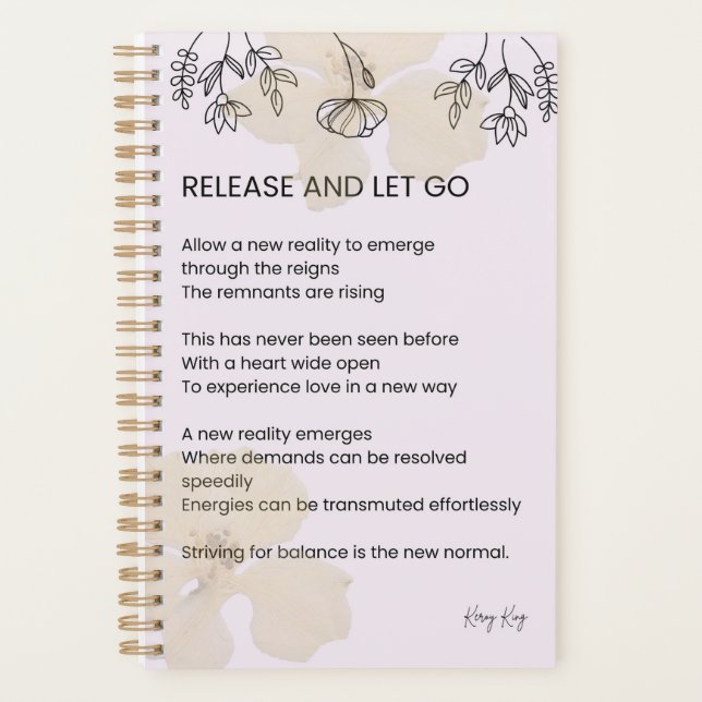 Agenda Liberte-se e solte-se. (Frente)