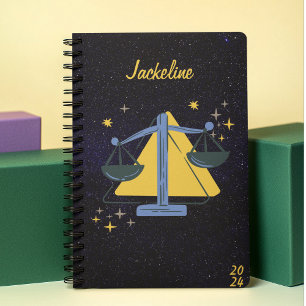 Agenda Libra Zodiac L Calendário Moderno das Galáxias do
