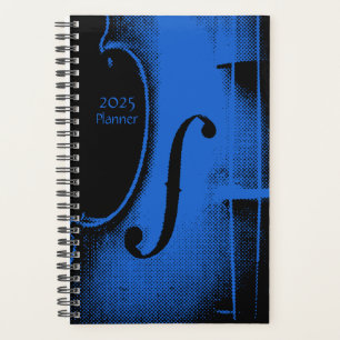 Agenda Lição Musical Violin Blue Fiddle