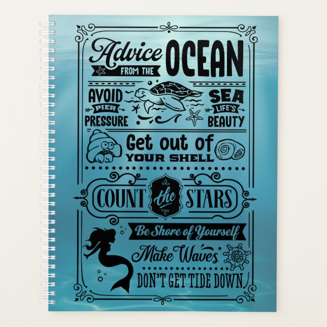 Agenda Lições De Vida Do Mar (Frente)