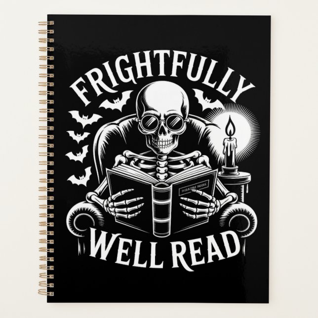 Agenda Lido Muito Bem Antigo Leitura Assustadora (Frente)