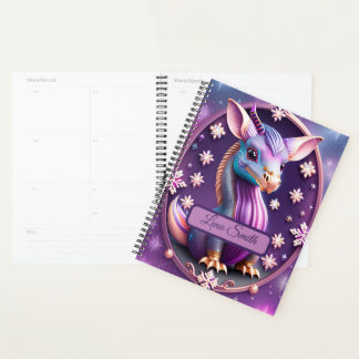 Agenda Lila Pink Drache, fantasievolle Digital Art