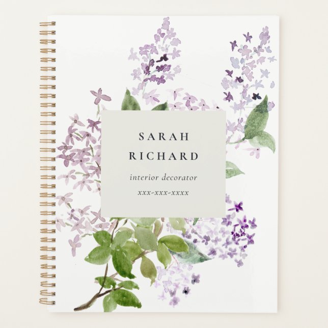 Agenda Lilac Cottage Garden Floral Bunch Business (Frente)