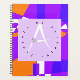 Agenda Lilac - Letra A Geométrica