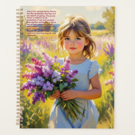 Agenda Lilac Symbolism Calendar