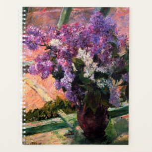 Agenda Lilacs em uma janela por Mary Cassatt