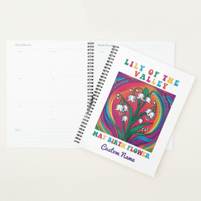 Agenda Lily do Elegante do Vale do Mês do Nascimento (Exibição)