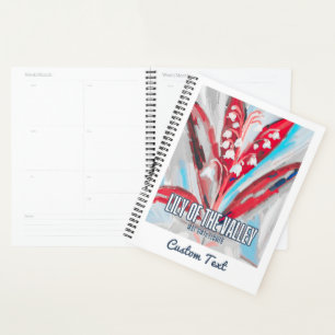 Agenda Lily of the Valley May Birth Month Flower Na moda