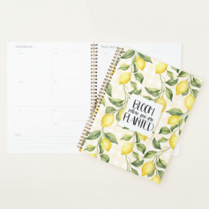 Agenda Limos Amarelos Elegantes Florem