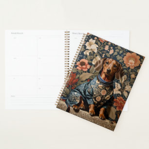 Agenda Linda Brown Dachshund Retrato Dachshund