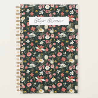 Agenda Linda Feminina de Flor Selvagem Calender