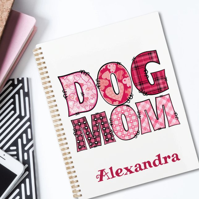 Agenda Linda Mãe de Cachorro Personalizada (Criador carregado)