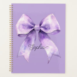 Agenda Lindo Arco Roxo Nome Personalizado