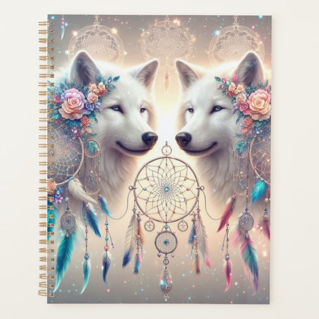 Agenda Lindos Lobos Brancos e Sonhadores (Frente)