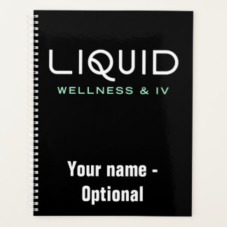 Agenda Liquid Wellness & IV Planner - Black