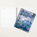 Agenda Lírios de água de Monet<br><div class="desc">Visite minha loja para obter um design mais interessante e mais opções de cores => zazzle.com/iwheels*</div>