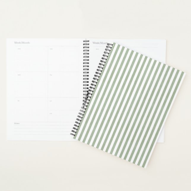 Agenda Listras Brisa Costeira - Azul Teal (Exibição)