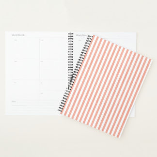 Agenda Listras Brisa Costeira - Vermelho Coral