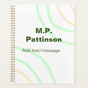 Agenda Listras laranja verdes adicionam nome mensagem tex