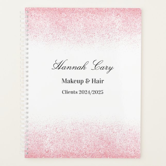 Agenda Lite rosa, Lite, Beleza Salon (Frente)