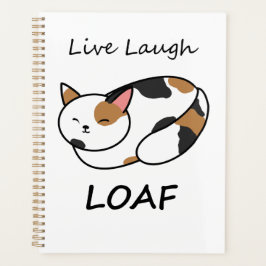 Agenda Live Laugh Loaf Calico Cat Organizer