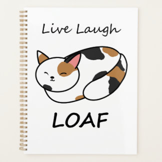 Agenda Live Laugh Loaf Calico Cat Organizer